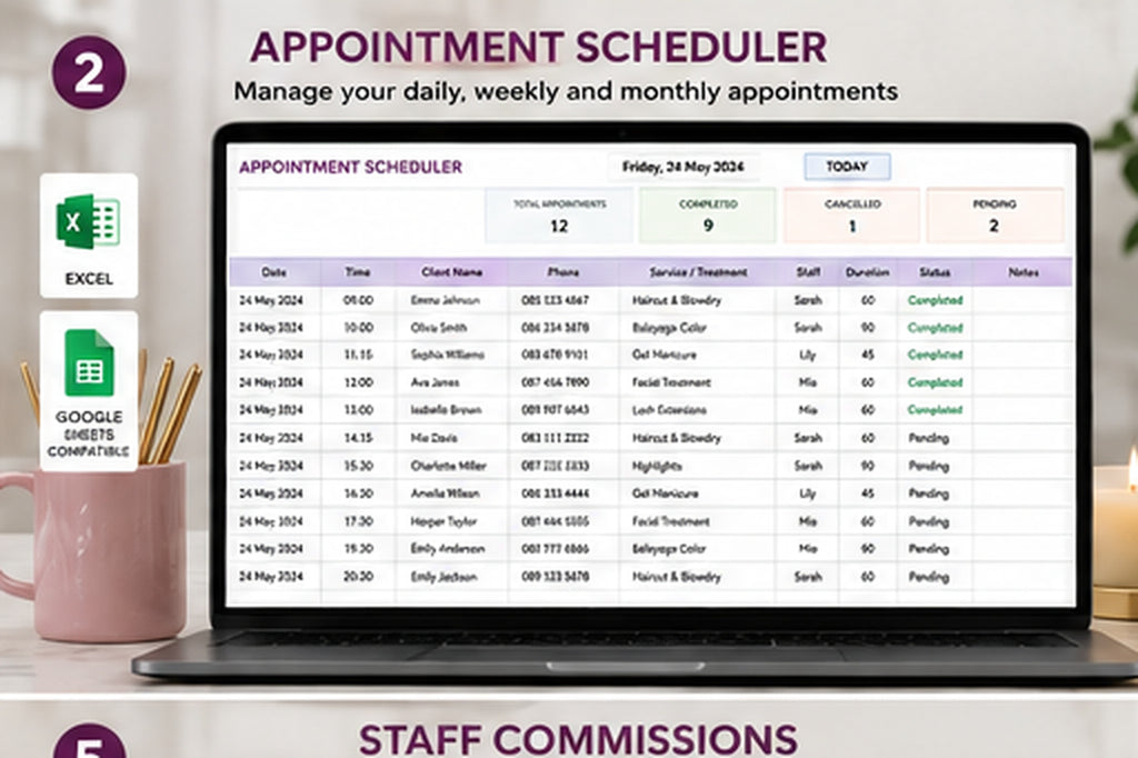 Beauty salon Business Manager