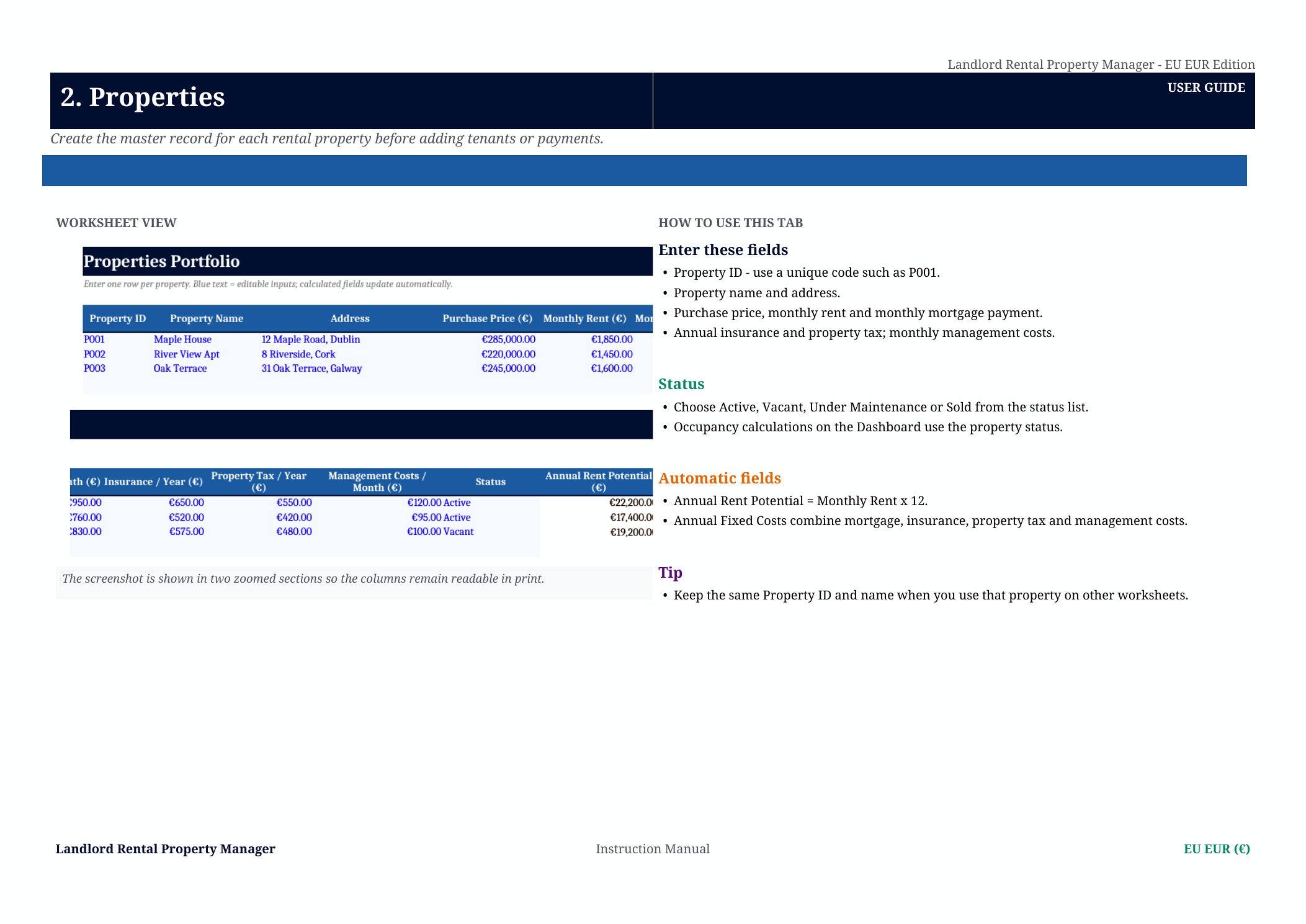 Rental Property Tracker