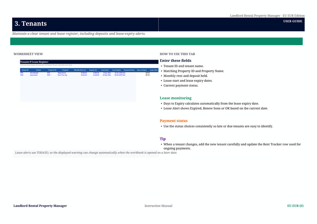 Rental Property Tracker