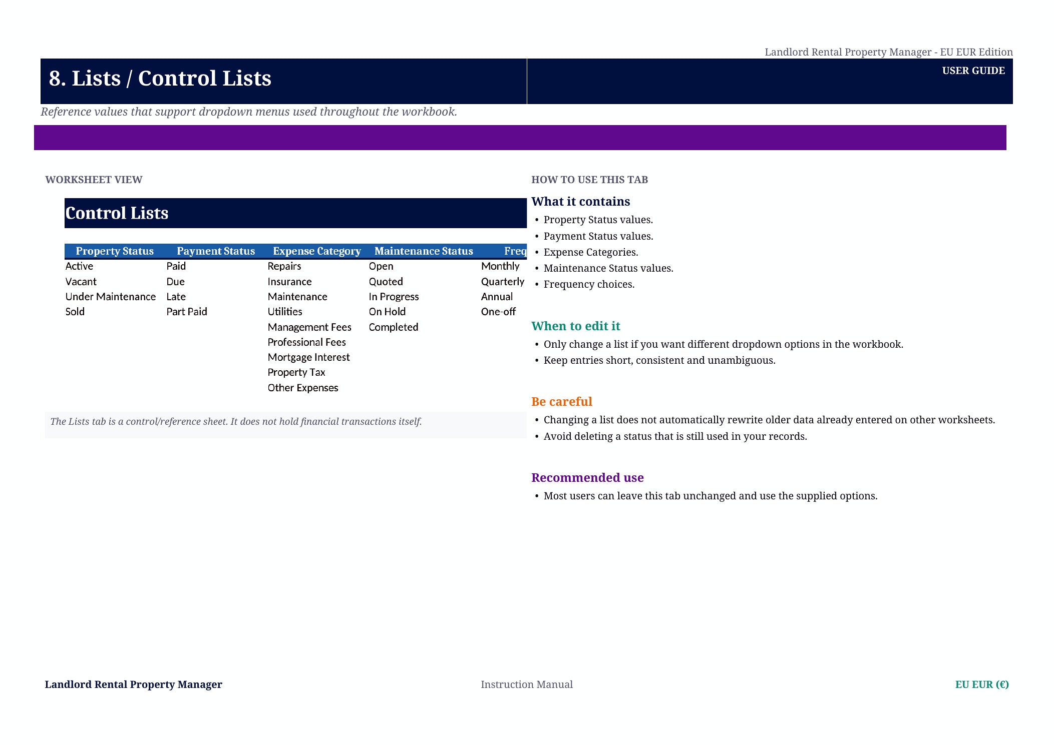 Rental Property Tracker