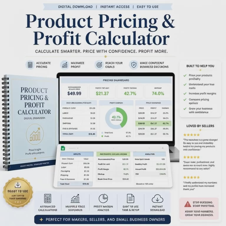 Product Pricing Profit Calculator